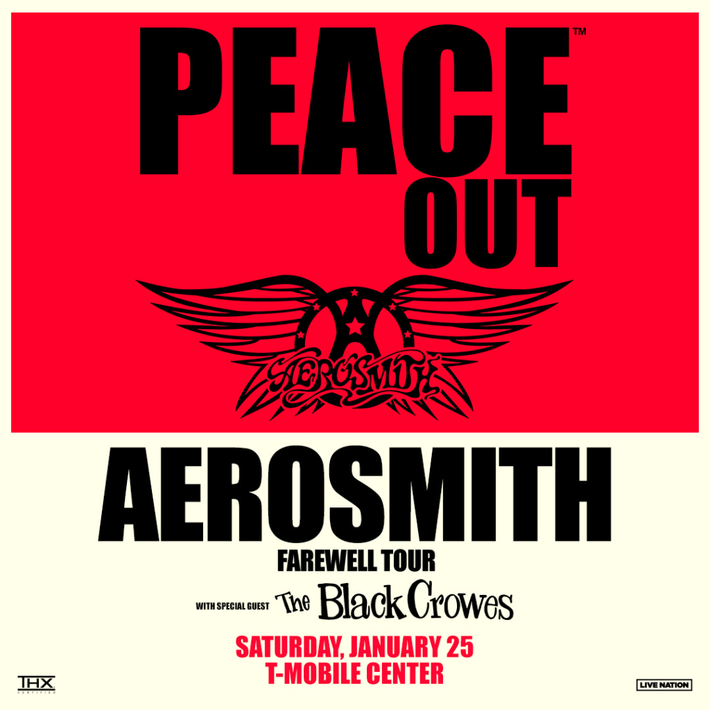 Aerosmith Europe Tour 2025 Concert Poster